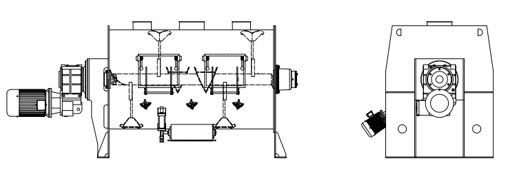 DTH犁刀混合機(圖5) 犁刀混合機