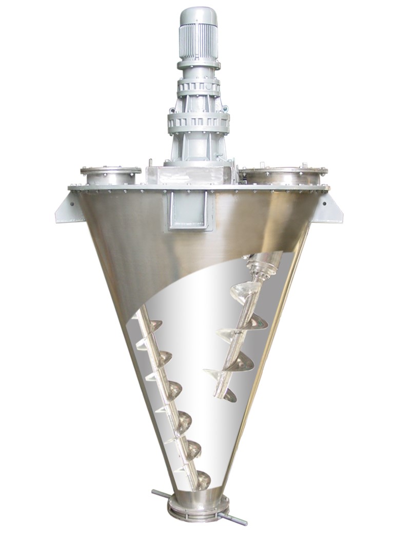 DSHL錐形螺旋混合機(jī)(圖1) DSHL錐形螺旋混合機(jī)(圖1)